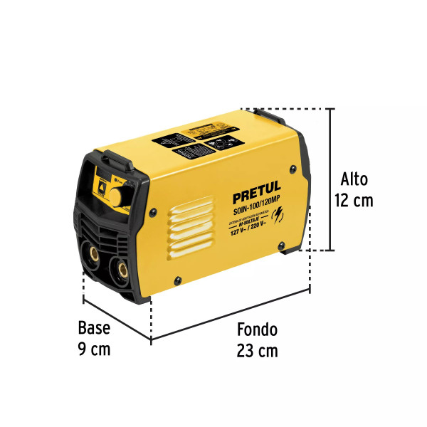 ‣ Mini soldadora inversora 130A, Bivolt... | Pretul