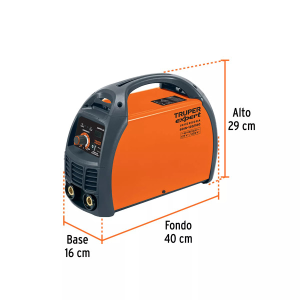 ‣ Soldadora inversora 160A Bi-voltaje | Truper Expert