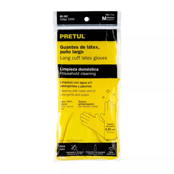 ‣ Guantes de látex limpieza, M, Pretul | Pretul