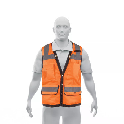 ‣ Chaleco seguridad reforzado naran... | Truper Expert