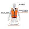 ‣ Chaleco seguridad reforzado naranja EG... | Truper Expert