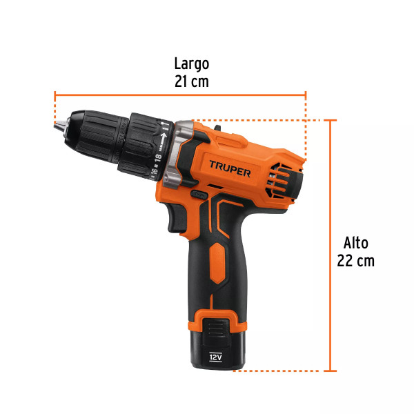 Rotomartillo Compacto Inalámbrico 3/8', 12 V | Barrenos / Taladros