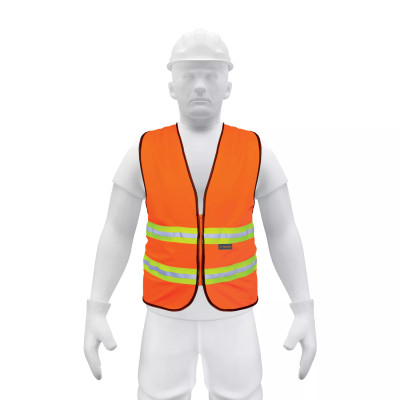 ‣ Chaleco de seguridad naranja alta visib... | Truper
