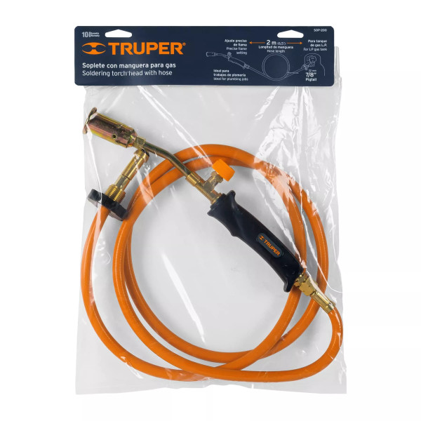 ‣ Soplete con manguera gas 7/8" 200 PSI... | Truper