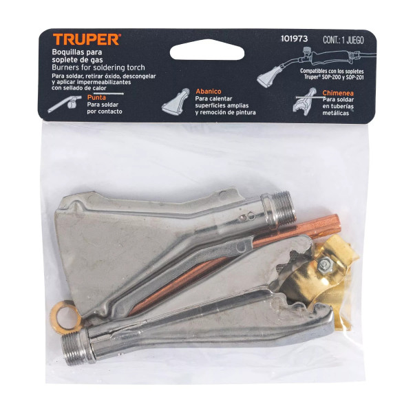 ‣ Boquillas Soplete Truper: Juego de 3 piezas | Truper