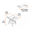 ‣ Sierra de mesa 10", 2.5 HP, con base | Truper