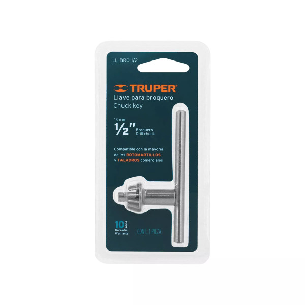‣ Llave para broquero 1/2", TRUPER | Truper
