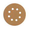 Paquete c/5 discos de lija 5" grano 120, 8 perforaciones | Discos Corte, Pulido y Abrasivos Ferreterias Ferretodo