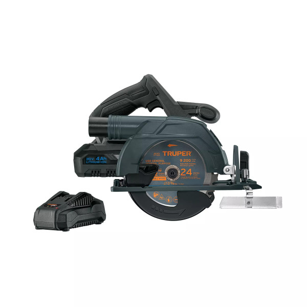 ‣ Sierra circular 6-1/2", 20V, 1 batería... | Truper