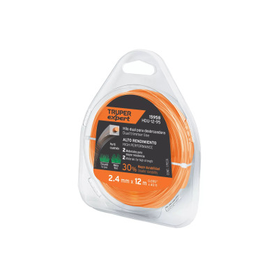 ‣ Rollo de Hilo 2.4mm x 12M para Desbrozadora... | Truper Expert