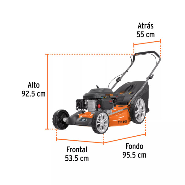 ‣ Podadora a Gasolina 6 Hp, 22' Corte | Truper