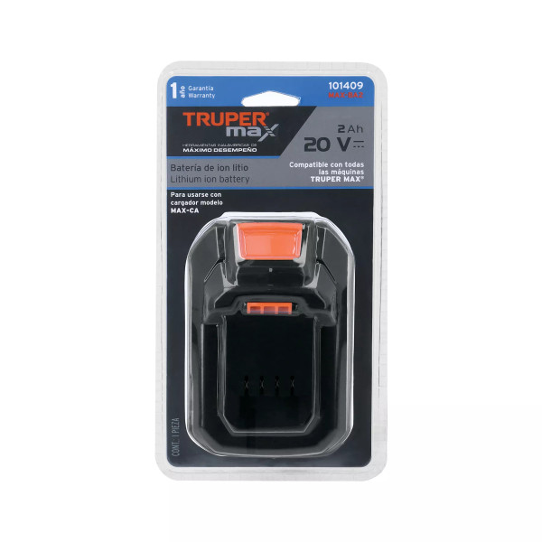 ‣ Batería Ion Litio Truper Max 20V, 2ah | Truper Max