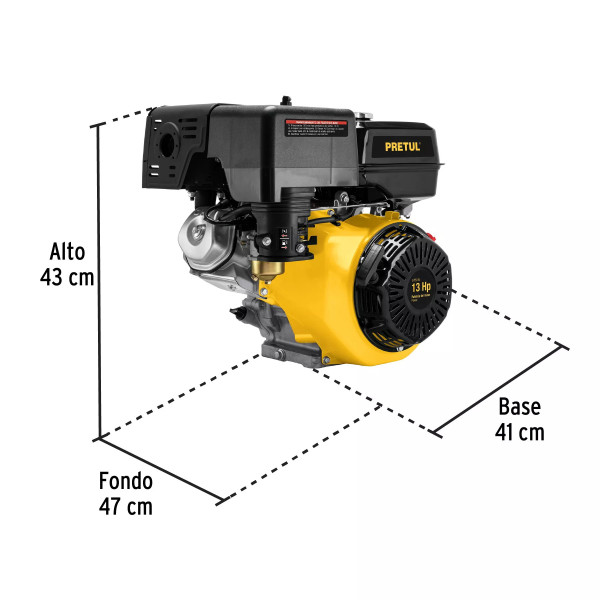 ‣ Motor a Gasolina 13 Hp Potente y Eficiente | Pretul