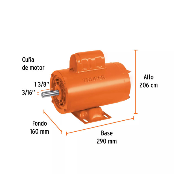 ‣ Motor Eléctrico 1 Hp Alta Velocidad... | Truper