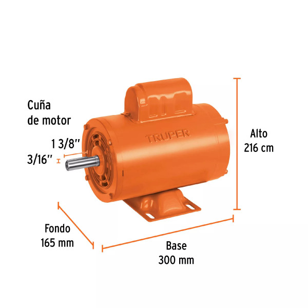 ‣ Motor Eléctrico 3/4 Hp Alta Velocidad... | Truper