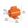 ‣ Motor Eléctrico 1/4 Hp, Alta Velocidad... | Truper