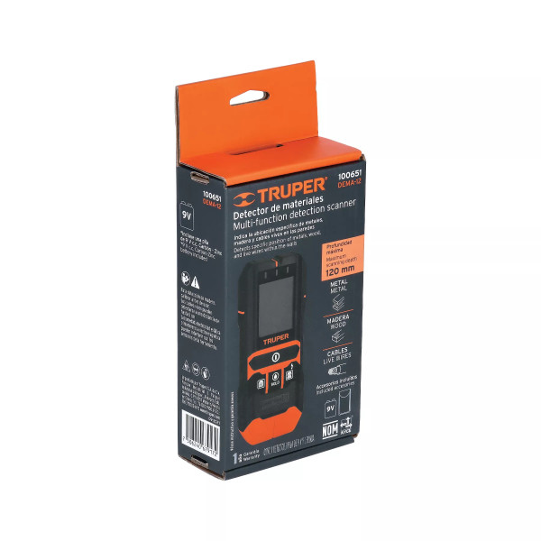 ‣ Detector Multimateriales Muros 12Cm... | Truper
