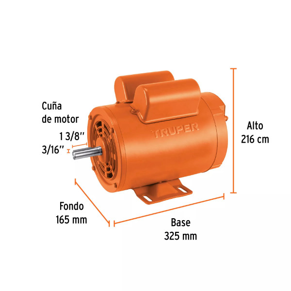 ‣ Motor Eléctrico 1 1/2 Hp, Baja Vel... | Truper