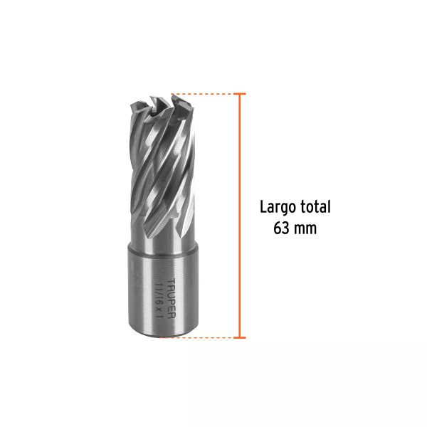 ‣ Cortador anular 11/16" x 1" Truper | Truper