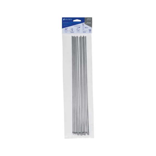 Cinchos De Acero Inoxidable En Bolsa, 36 Cm, 10 Piezas | Cinchos, Abrazaderas y Similares Ferreterias Ferretodo