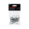 Bolsa c/10 abrazaderas mini sin fin reforzadas No.3, 1/4"-5/8" | Cinchos, Abrazaderas y Similares Ferreterias Ferretodo