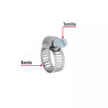 Bolsa c/10 abrazaderas mini sin fin reforzadas No.3, 1/4"-5/8" | Cinchos, Abrazaderas y Similares Ferreterias Ferretodo