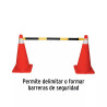 ‣ Barra extensible 1.3 a 2.1 m para conos... | Truper