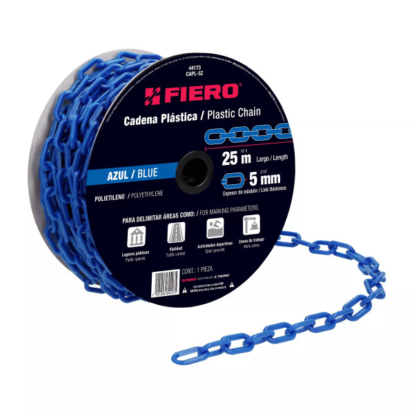 ‣ Metro de cadena de 5 mm de plástico azul... | Fiero