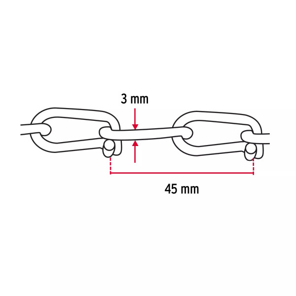 ‣ Metro de cadena Víctor 3.0 mm 30 m | Fiero