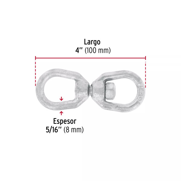 ‣ Destorcedor forjado 5/16", FIERO | Fiero