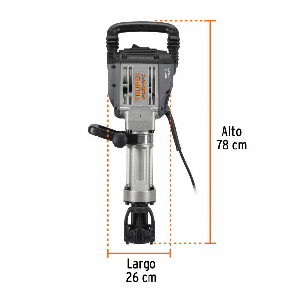 ‣ Martillo demoledor HEX 20 kg, 55J, 1600W... | Truper Expert