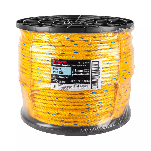 ‣ Cuerda de polipropileno 13mm, 30kg | Fiero