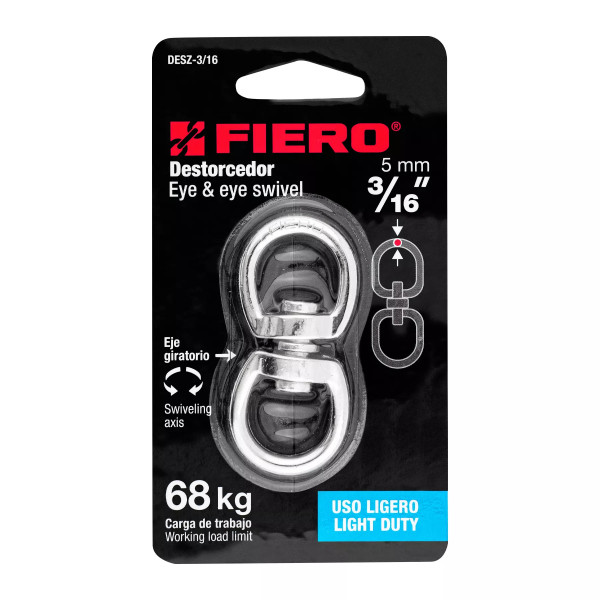 ‣ Destorcedor metálico 3/16" FIERO | Fiero