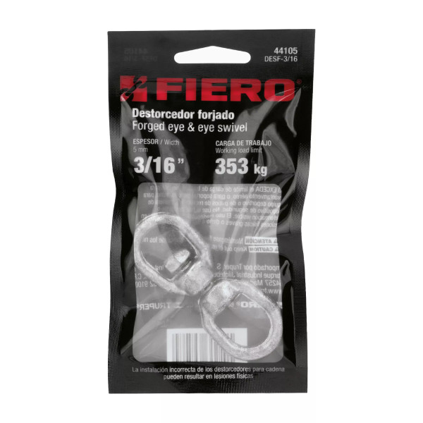 ‣ Destorcedor forjado 3/16", FIERO - Versátil | Fiero