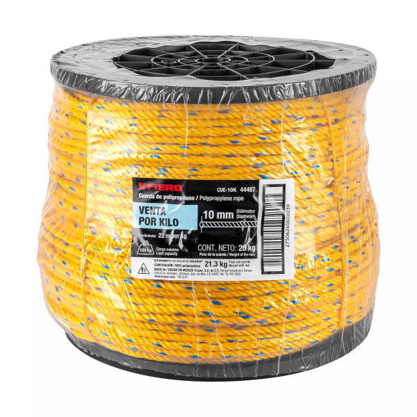 ‣ Kilo de cuerda polipropileno 10mm, 20kg | Fiero