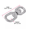 ‣ Destorcedor forjado 1/4" FIERO uso seguro | Fiero