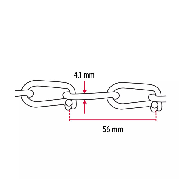 ‣ Metro de cadena Víctor 4.1 mm en carrete... | Fiero