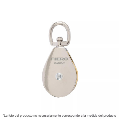 ‣ Garrucha metálica 1" para noria, FIERO | Fiero