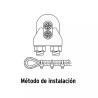 ‣ Blíster c/2 nudos (perros) p/cable 1/4" | Fiero