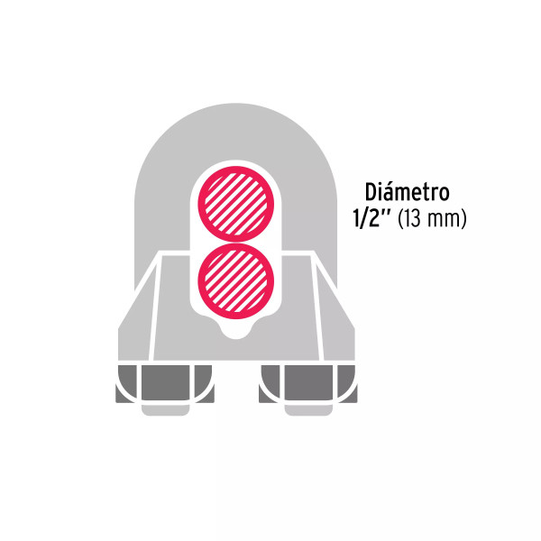 ‣ Blíster c/1 nudo hierro cable 1/2", FIER... | Fiero
