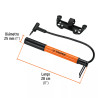 ‣ Mini bomba manual para bicicleta, 60 PSI... | Truper
