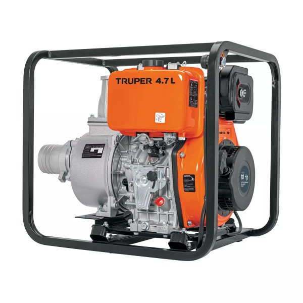 ‣ Motobomba autocebante 4"x4", diesel 10HP... | Truper