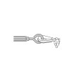 Tensor zinc 3/8" gancho-argolla, FIERO | Bandolas, ganchos, grilletes y similares Ferreterias Ferretodo