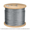 Cable flexible 3/16" de acero 7x19 hilos, 300 m | Ferretería General Ferreterias Ferretodo