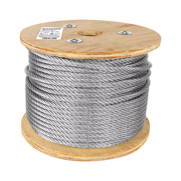 Cable flexible 3/8" de acero 7x19 hilos, 75 m | Ferretería General Ferreterias Ferretodo
