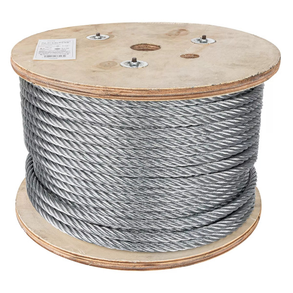 Cable flexible 7/16" de acero 7x19 hilos, 75 m | Ferretería General Ferreterias Ferretodo