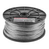 Cable rígido 1/8" acero 7x7 recubierto PVC, 75 m | Ferretería General Ferreterias Ferretodo