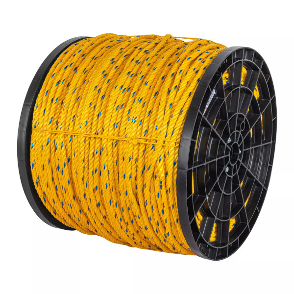 Cuerda amarilla de polipropileno 10mm, carrete 440m | Ferretería General Ferreterias Ferretodo