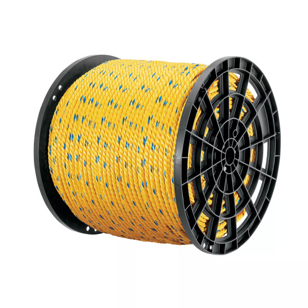Cuerda amarilla de polipropileno 13mm, carrete 390m | Ferretería General Ferreterias Ferretodo