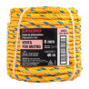 Cuerda amarilla de polipropileno 6 mm, rollo 46m | Ferretería General Ferreterias Ferretodo